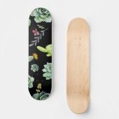 Kaktusmuster 2 skateboard (Vorderseite)