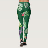 Kaktusmuster 3 leggings (Rückseite)