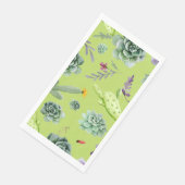 Kaktusmuster 6 serviette (Ecke)