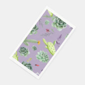 Kaktusmuster 7 serviette (Ecke)