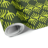 Kaktusmuster Geschenkpapier (Rolleneckpunkt)