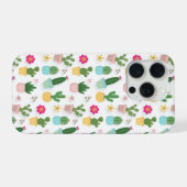 Kaktusmuster iPhone hülle (Rückseite (Horizontal))