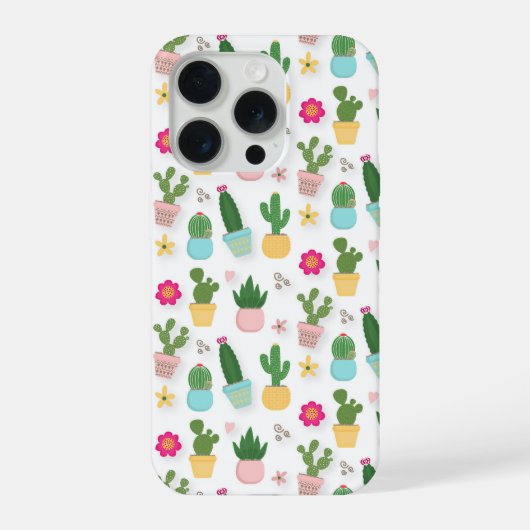 Kaktusmuster iPhone hülle (Rückseite)