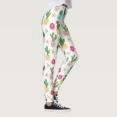 Kaktusmuster  leggings (Rechts)