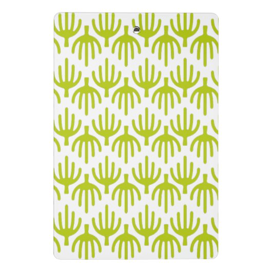 Kaktusmuster Mini Klemmbrett (Rückseite)