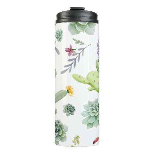 Kaktusmuster Thermosbecher (Vorderseite)
