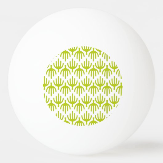Kaktusmuster Tischtennisball (Vorderseite)