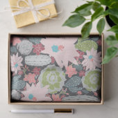 Kaktusmuster und Pflanze Seidenpapier (Geschenk)