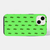Kaktuspflanze auf hellgrün iPhone hülle (Rückseite (Horizontal))