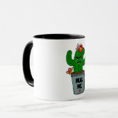 Kaktusumarmung Tasse (Vorderseite Links)