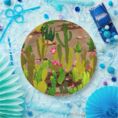 Kaktusvariante 3 pappteller (Party)