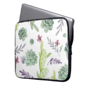 Kaktusvarietät Laptopschutzhülle (Vorderseite Links)