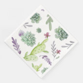 Kaktusvarietät Serviette (Ecke)