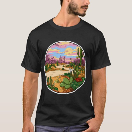 Kaktuswüste T-Shirt (Vorderseite)