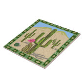 Kaktusziegel im Südwesten Fliese (Seite)