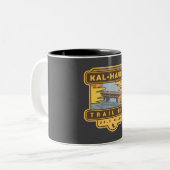 Kal-Haven Trail Lauf � 45 km Läufer Souvenir Zweifarbige Tasse (Vorderseite Links)