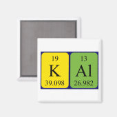 Kal Periodenmagnet Magnet (Vorderseite/Rückseite)