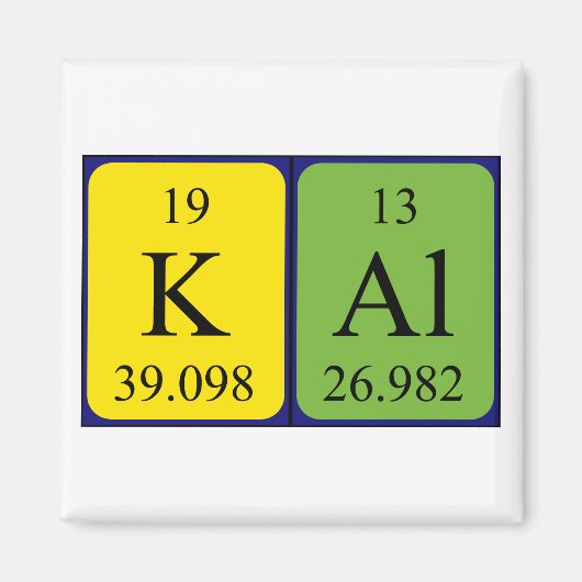 Kal Periodenmagnet Magnet (Vorne)