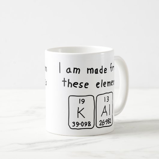 Kal Periodenname Tasse (VorderseiteRechts)