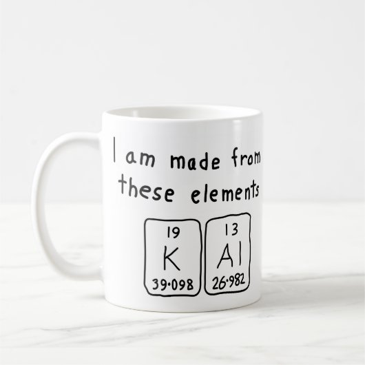 Kal Periodenname Tasse (Links)