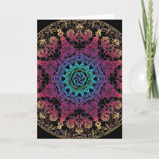 Kala Chakra Mandala Karte (Vorderseite)