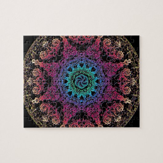 Kala Chakra Mandala Puzzle (Horizontal)