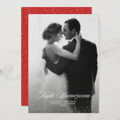 Kala Christouyenna elegantes griechisches Foto Feiertagskarte (Vorne/Hinten)