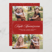 Kala Christouyenna Griechenland vier Foto Feiertagskarte (Vorne/Hinten)