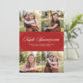 Kala Christouyenna Griechenland vier Foto Feiertagskarte (Stehend Vorderseite)