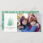 Kala Christouyenna Griechischer Weihnachtsbaum Feiertagskarte (Vorne/Hinten)