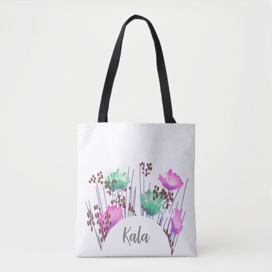 Kala Floral Monogram Tasche (Vorderseite)