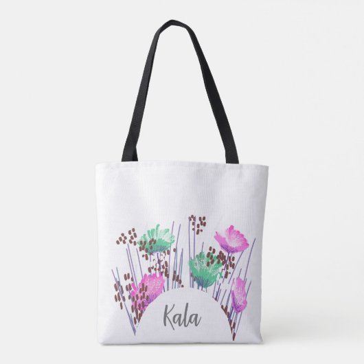 Kala Floral Monogram Tasche (Rückseite)