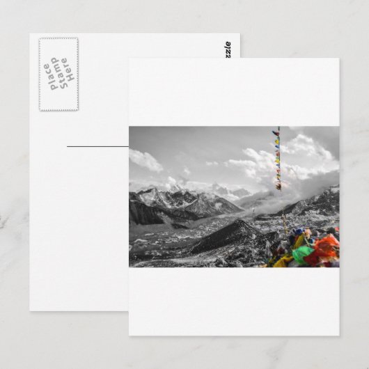 Kala Pattar Postkarte (Vorne/Hinten)