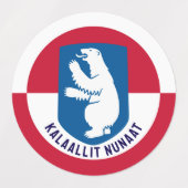 Kalaallit Nunaat Etiketten (Design 2)