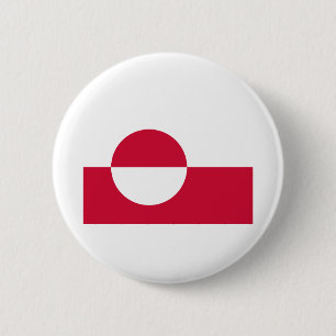 Kalaallit Nunaat - Grønland - grönländische Flagge Button