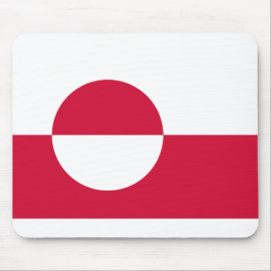 Kalaallit Nunaat - Grønland - grönländische Flagge Mousepad