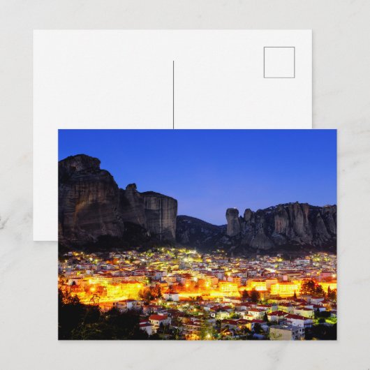 Kalabaka Postkarte (Vorne/Hinten)