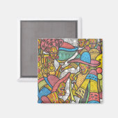 Kalabaschmarkt Magnet (Vorderseite/Rückseite)