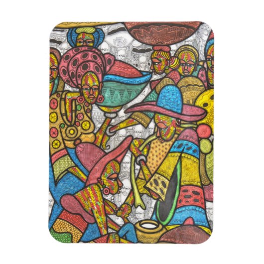 Kalabaschmarkt Magnet (Vertikal)