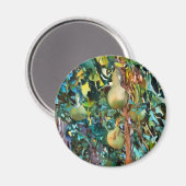 Kalabash Baumgürtel im Herbst Akrylkunst Magnet (Vorderseite/Rückseite)