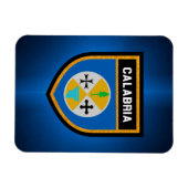 Kalabrien-Flagge Magnet (Horizontal)