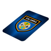 Kalabrien-Flagge Magnet (Linke Seite)