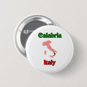 Kalabrien Italien Button (Vorne & Hinten)