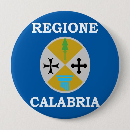 Kalabrien, Italien Button (Vorderseite)