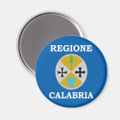 Kalabrien, Italien Magnet (Vorderseite/Rückseite)
