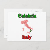 Kalabrien Italien Postkarte (Vorne/Hinten)