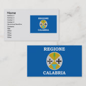 Kalabrien, Italien Visitenkarte (Vorne/Hinten)