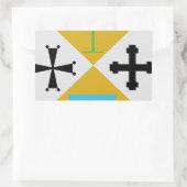 Kalabrien (Italien) Wappen Rechteckiger Aufkleber (Tasche)