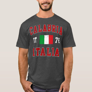 Kalabrien Italienische Flagge T-Shirt