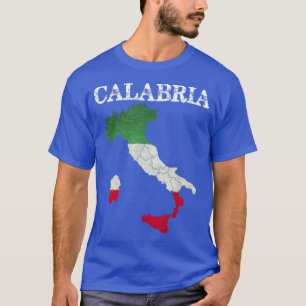 Kalabrien Italienisches Flag Wappen Italien Vintag T-Shirt